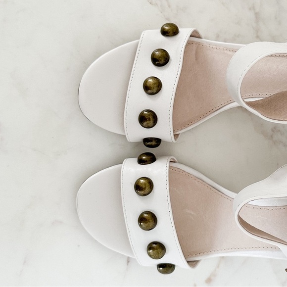 Cecelia NEW Gail Stud Sandals Alabaster Size 8.5 - Picture 7 of 8
